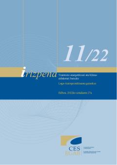 11/22 Irizpena, uztailaren 27koa, Trantsizio energetikoari eta Klima-aldaketari buruzko Lege-aurreproiektuari buruzkoa